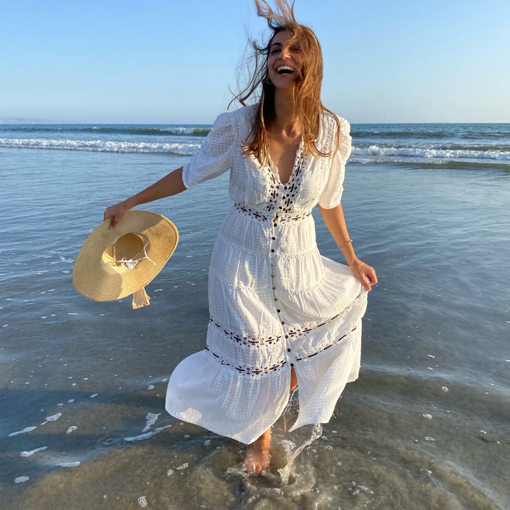Free people maxi dress, size S